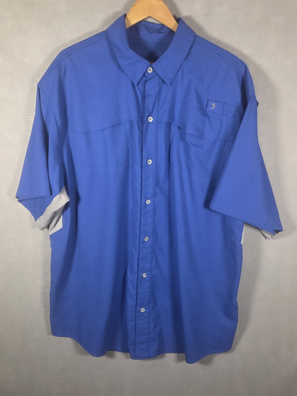 Reel Legends blue fishing shirt (T626)